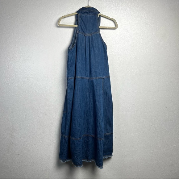 Anthropology Pilcro Sleeveless Halter Swing Denim Midi
Dress Size Small NWT - Picture 6 of 14